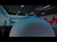 P2.0mm LED Spherical Screen Series 360 Degree Full View Display Sizes Customized
