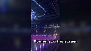 Scoring display screens in sports venues, spherical advertising screens inside the venue