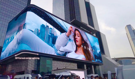 GA P10 DIP Outdoor Fixed LED Screen Display 1000nits Brightness 960*960mm