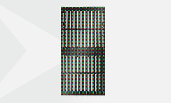 High Definition Curtain Advertising LED Display Wide Angel LED Mesh Video Wall