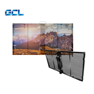 Indoor P7.8 Transparent LED Display Digital LED Video Mesh Customizable 