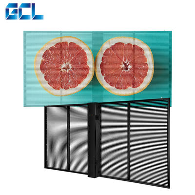 10000hours Life Span Full Color Transparent LED Display For Indoor Advertising