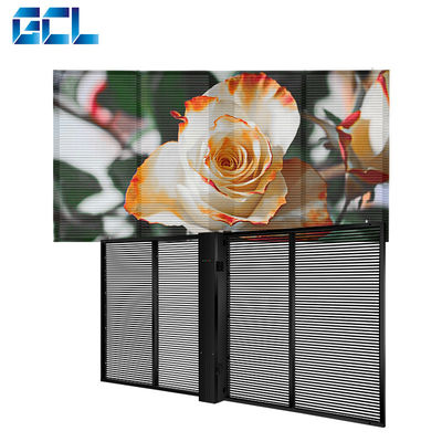 GCL 1000mm Customized Flexible Transparent LED Screen For Indoor Easy Installation