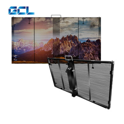 High Definition GCL P3.9 Transparent LED Display Waterproof Easy Installation