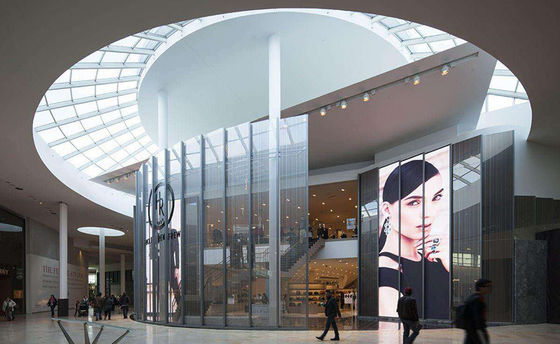 High Definition GCL P3.9 Transparent LED Display Waterproof Easy Installation