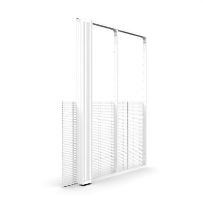 GCL Indoor Curtain Transparent LED Wall For Subway Station Advertising