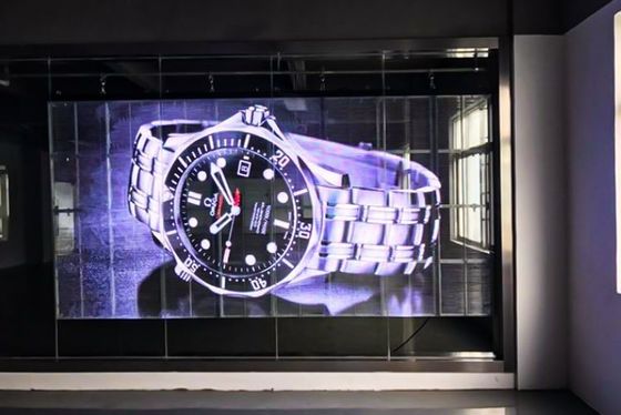 IP42 Rated P4mm Fixed Installation Transparent LED Display For Landmark Buildings