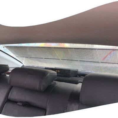 High Transparency Taxi Car Transparent LED Display Screen V140° View Angle Slim And Light