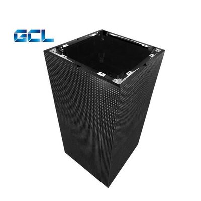 8500nits Brightness Outdoor P10 P15.6 Flexible Building Window Curtain LED Mesh Screen