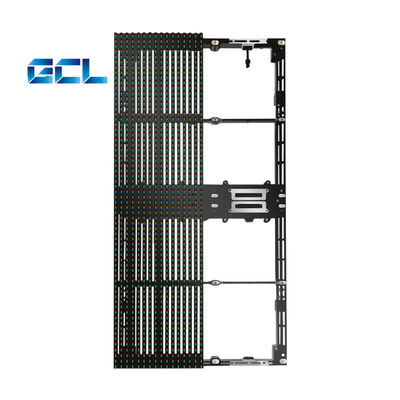 500*1000mm Panel Size Outdoor Transparent LED Display Curtain LED Video Mesh