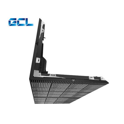 500*1000mm Panel Size Outdoor Transparent LED Display Curtain LED Video Mesh