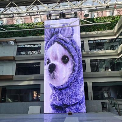P10 LED Transparent Video Wall With 120 Degree Viewing Angle 10000 Hours Lifespan