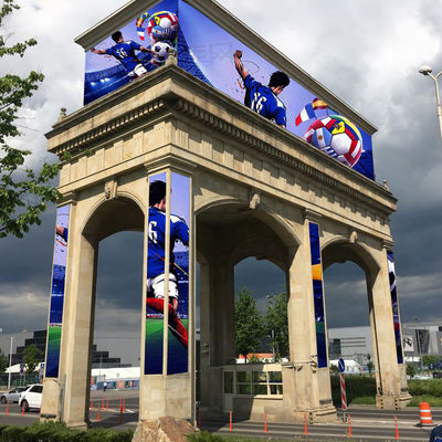P6 LED Advertising Screen Billboard For Bright Animation And 6000nits Brightness