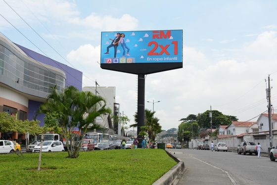 320x160mm Size Wall Mounted Fixed LED Display P10 For Commercial Advertising
