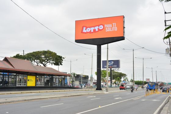 320x160mm Size Wall Mounted Fixed LED Display P10 For Commercial Advertising