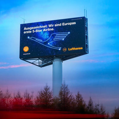 Outdoor Fixed LED Advertising Screen High Resolution LED Billboard Sign