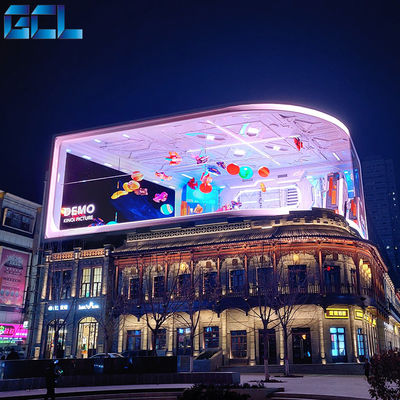 High Definition Outdoor LED Video Wall With 1/4 Scan Mode And 6mm Pixel Pitch