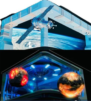Brightness 10000cd/M2 Outdoor LED Video Wall Energy Saving and Easy Install
