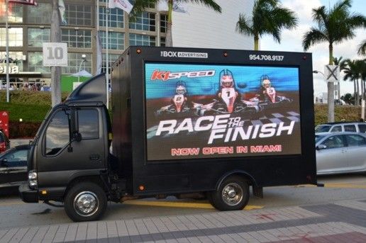 2S Driving Method Outdoor Mobile Advertising Truck High Definition Outdoor LED Billboard