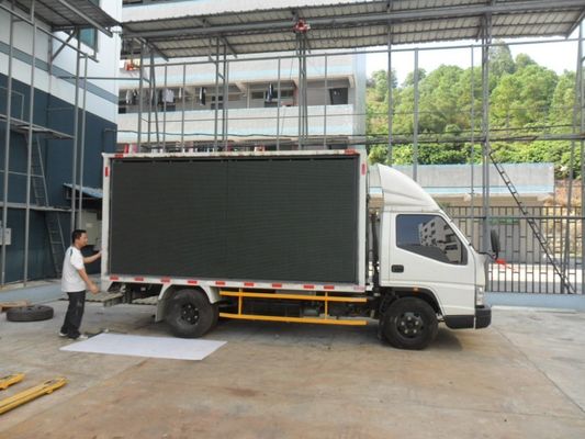 GCL Customized Outdoor Mobile Advertising Truck Van Trailer P6 6500nits Brightness