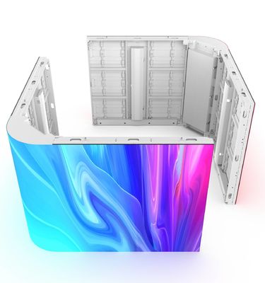 GCL P4mm P5.57mm P6.67 Curved Outdoor Waterproof LED Video Display Billboard Panel Size 960*960 mm