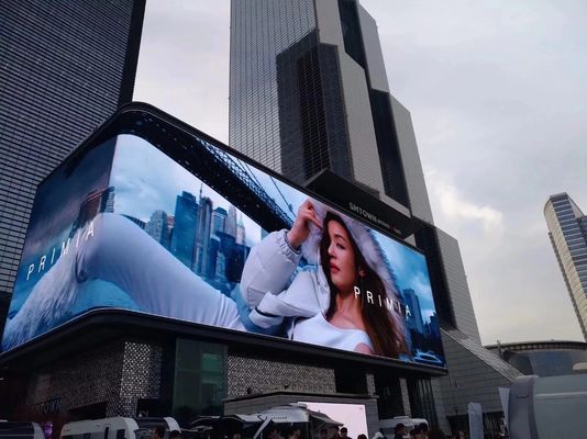 GCL P4mm P5.57mm P6.67 Curved Outdoor Waterproof LED Video Display Billboard Panel Size 960*960 mm