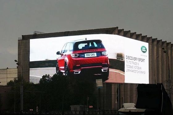GCL P4mm P5.57mm P6.67 Curved Outdoor Waterproof LED Video Display Billboard Panel Size 960*960 mm