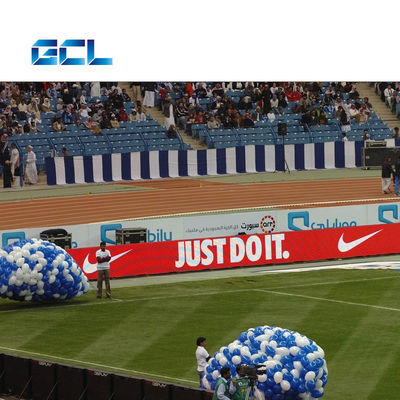 Giant Stadium Perimeter LED Screen Waterproof Outdoor LED Display Board For Full Color Video