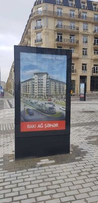 Cabinet Size Floor Standing LED Poster Video Display P1.875 Outdoor LED Poster For Outdoor Advertising