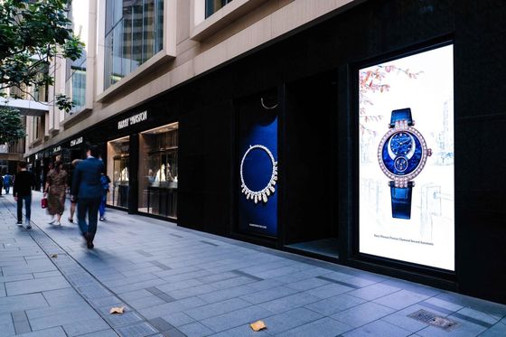 Indoor P7.8 Transparent LED Display Digital LED Video Mesh Customizable 