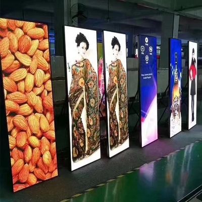 GCL LED Poster Screen P2.5 Outdoor LED Poster For Movable Commercial Advertising