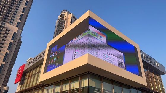 Full Color P25-31.25mm Grille Transparent LED Display Screen for Outdoor Advertising IP65 500*1000mm High Brightness