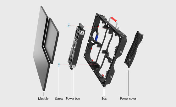 1200nits High Brightness LED Video Wall Flexible Screen P1.95 Indoor Use Ggalaxy Series