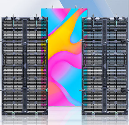 P10.4 Outdoor Rental Transparent LED Display P3.9-7.8 Full Color  LED Stage Screen