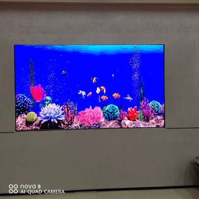 High Grayscale COB LED Display Screen P0.9 1.25 1.5mm Digital Poster with Capacitive Touch Type