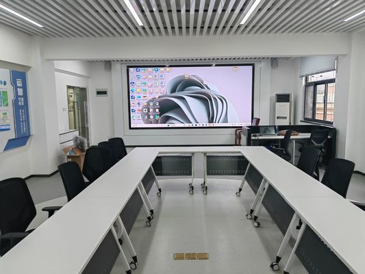 High Grayscale COB LED Display Screen P0.9 1.25 1.5mm Digital Poster with Capacitive Touch Type