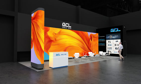 GA Series P4 Poster Led Display W1366*H1920mm Module Size 320*160mm IP65 Outdoor Installation 8000 nits