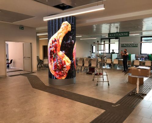 Personalized Full Color Cylindrical LED Display P1.8mm for Indoor Panel Size 240*120mm