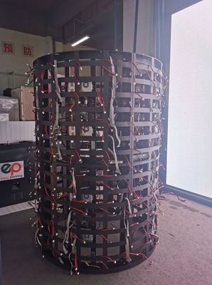 Personalized Full Color Cylindrical LED Display P1.8mm for Indoor Panel Size 240*120mm