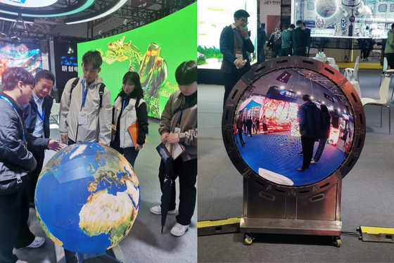 P2.0mm LED Spherical Screen Series 360 Degree Full View Display Sizes Can Be Customized