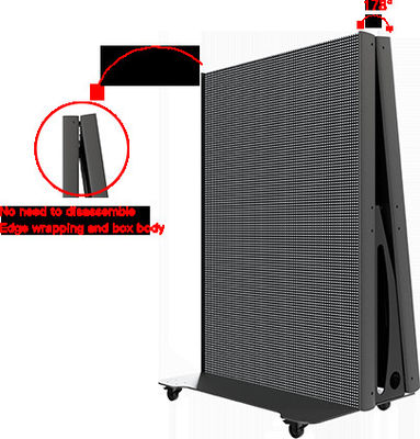 GOB P1.5 P1.8 P2 Indoor Led Poster Screen for Banner Portable Led Video Wall With Wheels for Trade Show Store