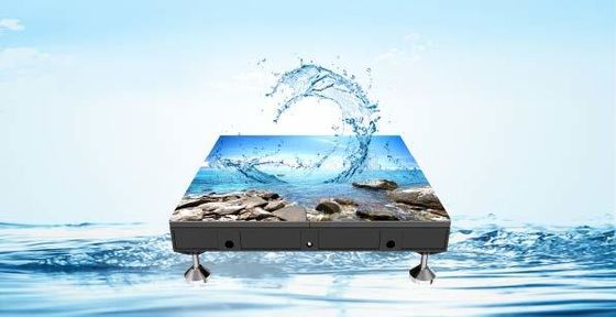 P1.25mm P1.52625mm GOB panel anti slip and wear-resistant floor display screen with a load-bearing capacity of 1.5 tons