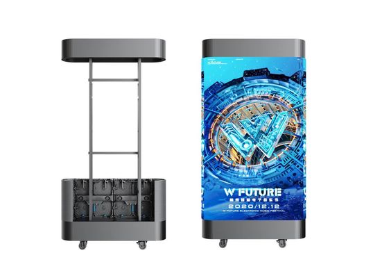 Newest Outdoor Rental LED Screen P1.5625 P1.953 P2.6 Mm 7680 Hz Panel Curved Shape Screen For Stage Show Event and Outdoor advertising machine