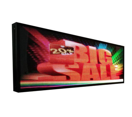 High Brightness FCC P10 Multicolor Scrolling LED Signs