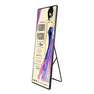 P1.875 p2.5 P3 floor standing led display WIFI USB indoor led poster