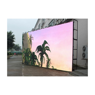 Outdoor P4.81 High Brightness Led Display Screen Cabinet 500*500 Mm For Rental Advertising Led Video Wall