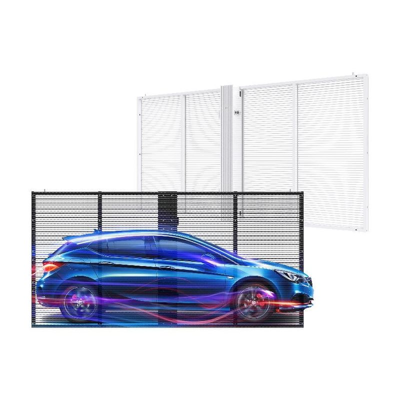 Indoor P3.9 High Transparency Ultra Thin Transparent LED Screen Music Video Wall