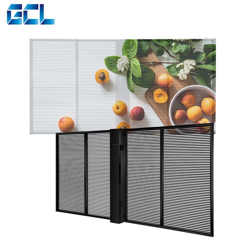 10000hours Life Span Full Color Transparent LED Display For Indoor Advertising