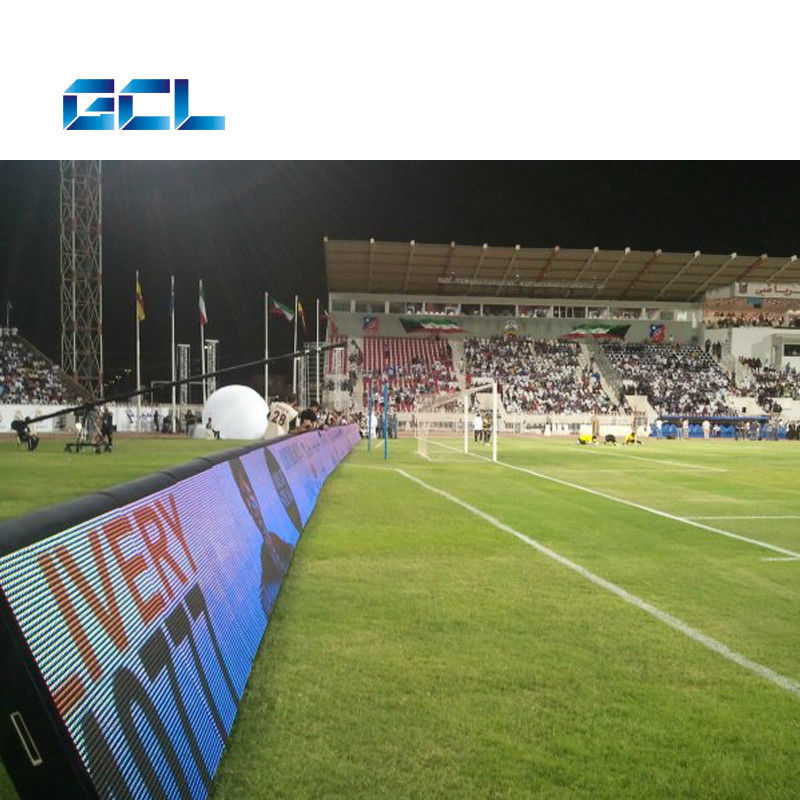 Steel Cabinet P10 Stadium Perimeter LED Display E Sports Display Screen For Large Football Stadium