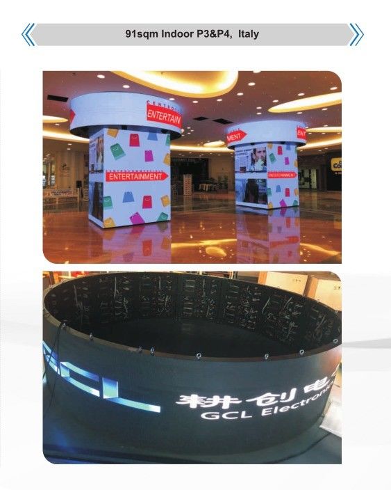 Indoor P3 LED Screen Display Module with IP65 Protection Level and Flexible Design